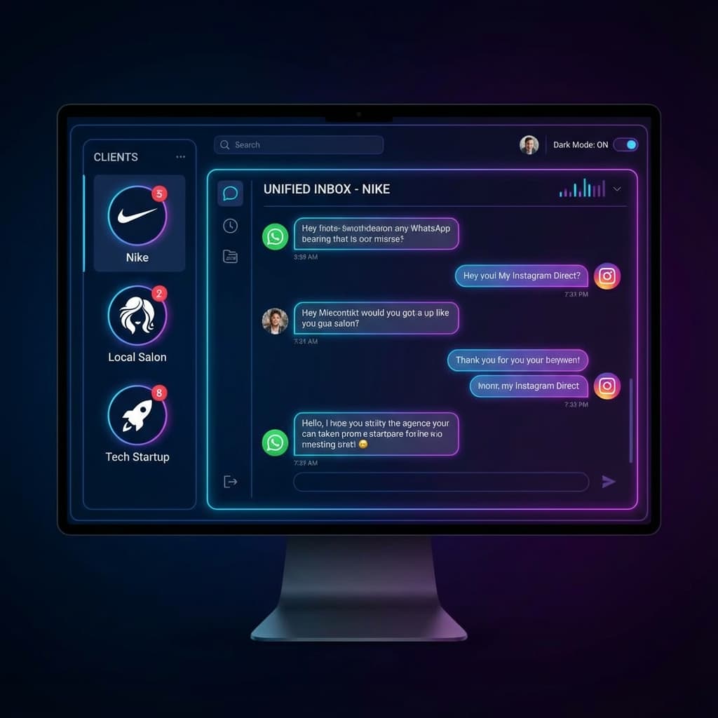 Multi-client dashboard view